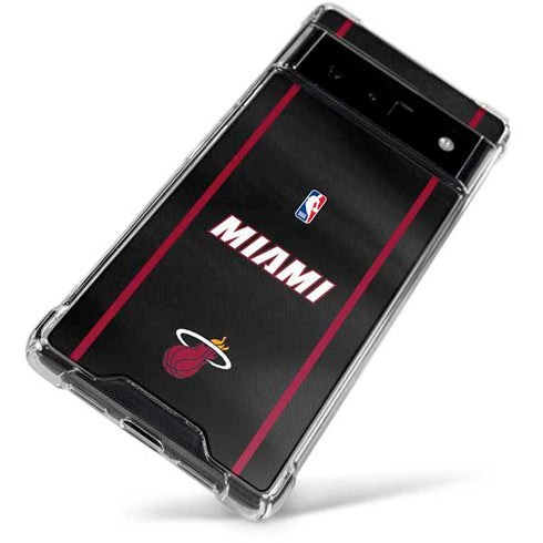 NBA Miami Heat Jersey Google Pixel 6 Clear Case